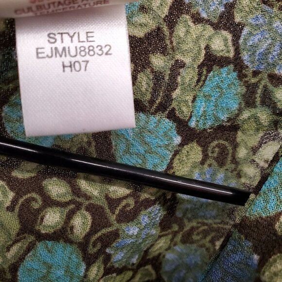 Vintage Emma James  YZZA Ruffled V Neckline Blouse - Picture 11 of 11